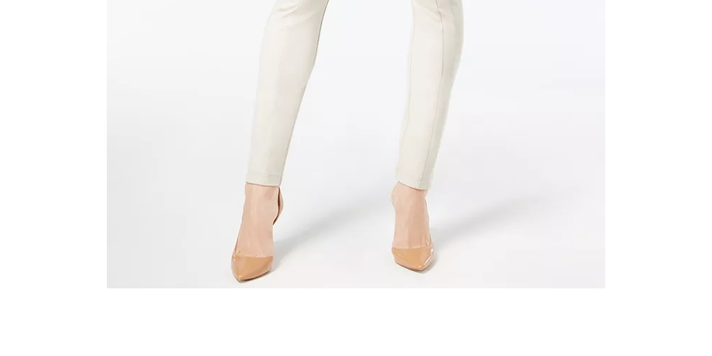 Calça skinny feminina INC International Concepts Petite com bolso e zíper, preta, tamanho 2 Petite