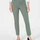 Calça feminina Charter Club Newport Tummy Control Slim Fit, verde, tamanho 6