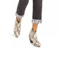 Calça jeans feminina estilo boyfriend com punho de cobra da INC International Concepts, preta, tamanho 0