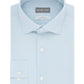 Camisa social masculina Michael Kors Slim Fit que absorve a umidade e não passa a ferro, azul, tamanho 17,5-36/37