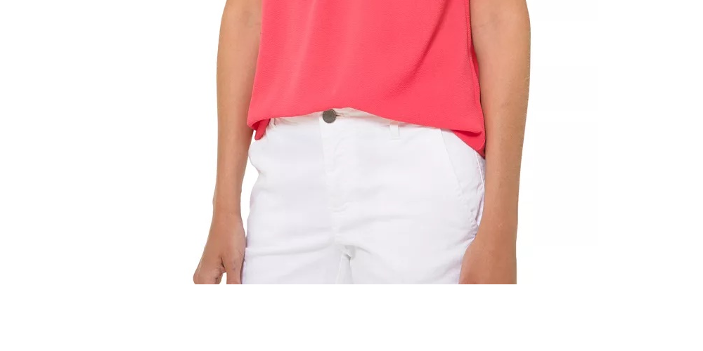 Blusa feminina Michael Kors com manga pontilhada rosa tamanho pequeno