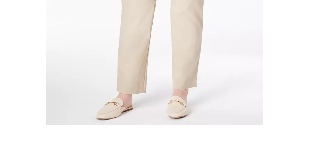 Calça feminina Charter Club Plus Cambridge Tummy Control, bege, tamanho 28W