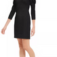 Vestido Calvin Klein Feminino com Ombros Bufantes Preto Tamanho 14