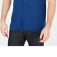 Camisa Alfani Masculina Lagoon Stretch Linho Misto Azul Tamanho XX-G