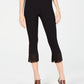 Calça skinny cropped com franjas da INC International Concepts para mulheres, preta, tamanho 18