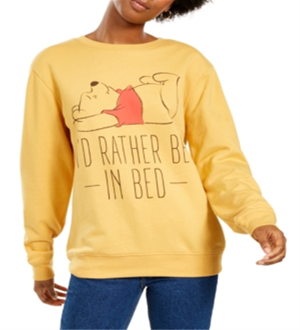 Moletom Ursinho Pooh da Disney Junior Amarelo Tamanho G
