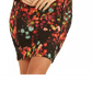 Vestido corpete feminino Rachel com manga bufante e estampa floral borrada, tamanho pequeno