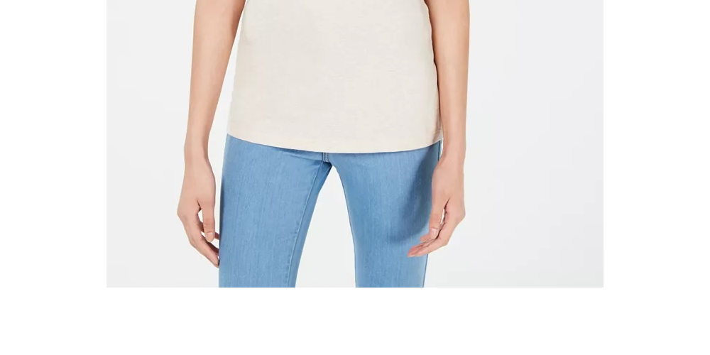 Camisa sem mangas feminina Maison Jules Cami Bege Tamanho X-Grande