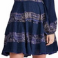 Free People Feminino My Love Mini Azul Tamanho Grande