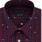 Camisa social xadrez slim fit masculina Tommy Hilfiger vermelha tamanho GG