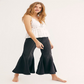 Calça jeans feminina Rinse Cha Cha Flare da Free People, preta, tamanho 25