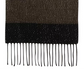 Cachecol feminino listrado de lurex Steve Madden, preto, tamanho único