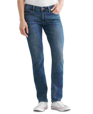 Calça jeans feminina Lucky Brand Sweet Straight Leg Azul Tamanho 30X30