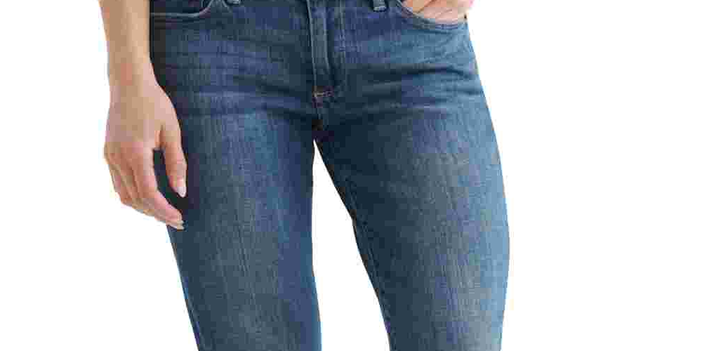 Calça jeans feminina Lucky Brand Sweet Straight Leg Azul Tamanho 30X30