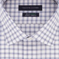 Camisa social masculina Tommy Hilfiger Slim-Fit sem passar a ferro Thflex Supima Performance Stretch Check, tamanho cacau, 15x34-35