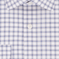 Camisa social masculina Tommy Hilfiger Slim-Fit sem passar a ferro Thflex Supima Performance Stretch Check, tamanho cacau, 15x34-35