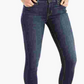 Calça Jeans Levi's 710 Super Skinny Feminina Azul Tamanho 26X30