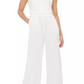 Macacão Calvin Klein Feminino Sem Mangas com Decote Joia Branco Tamanho 4
