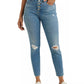 Calça jeans skinny feminina Lucky Brand Bridgette de cintura alta, azul, tamanho 30