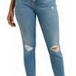 Calça jeans skinny feminina Lucky Brand Bridgette de cintura alta, azul, tamanho 30