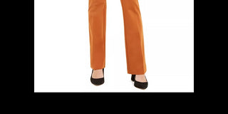 Calça de festa feminina Alfani marrom tamanho 8