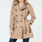 London Fog Trench Coat Feminino com Cinto e Trench Coat Marrom Tamanho Grande