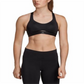 Sutiã esportivo macio adidas Stronger for It feminino, preto, tamanho 34 C