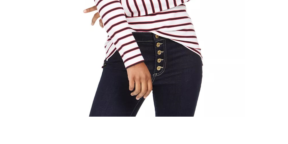 Camisa polo feminina Tommy Hilfiger manga comprida rosa tamanho extragrande