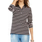 Camisa polo feminina Tommy Hilfiger manga comprida rosa tamanho grande