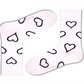 Meias femininas Love Sock Company de algodão orgânico supermacio sem costura, tamanho regular, brancas