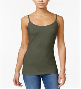 Camisola Planet Gold Junior Aveto Stretch Knit com alças ajustáveis, verde, tamanho extragrande