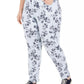 Calça jeans skinny estampada plus size Bristol feminina Charter Club, azul, tamanho 18W
