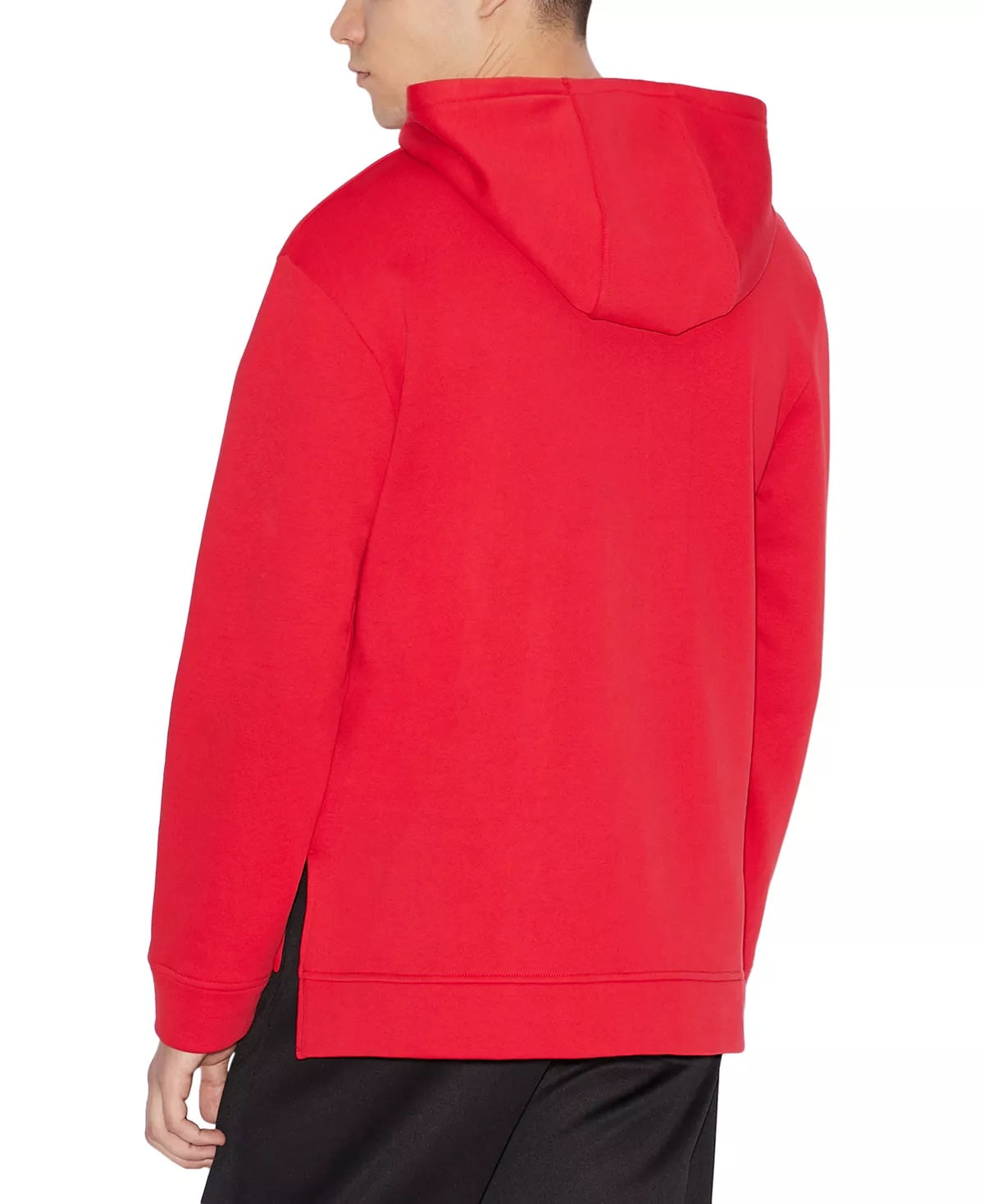 Moletom com logo masculino Ax Armani Exchange vermelho tamanho pequeno