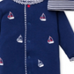 Conjunto de chapéu e chapéu Little Me Boy's Sailboats Azul Tamanho 3M