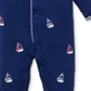 Conjunto de chapéu e chapéu Little Me Boy's Sailboats Azul Tamanho 3M