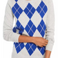 Suéter feminino Charter Club Argyle com gola redonda, cinza, tamanho XX-G