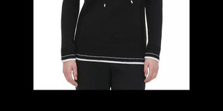 Suéter Calvin Klein Feminino com Cadarço Preto Tamanho X-S