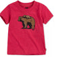 Camiseta Levi's Daddy &amp; Me Collection Baby Boys Papa Bear &amp; Baby Bear Graphic, vermelha, tamanho 12