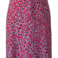 Vestido assimétrico de coquetel feminino BCBGeneration, com decote em V, tecido vermelho, tamanho G