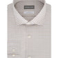 Camisa social masculina Michael Kors Slim-Fit sem passar a ferro Airsoft Performance Stretch Check, bege, tamanho 15,5 x 34-35