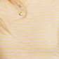 Camiseta feminina listrada de manga curta e gola redonda Free People, rosa, tamanho grande