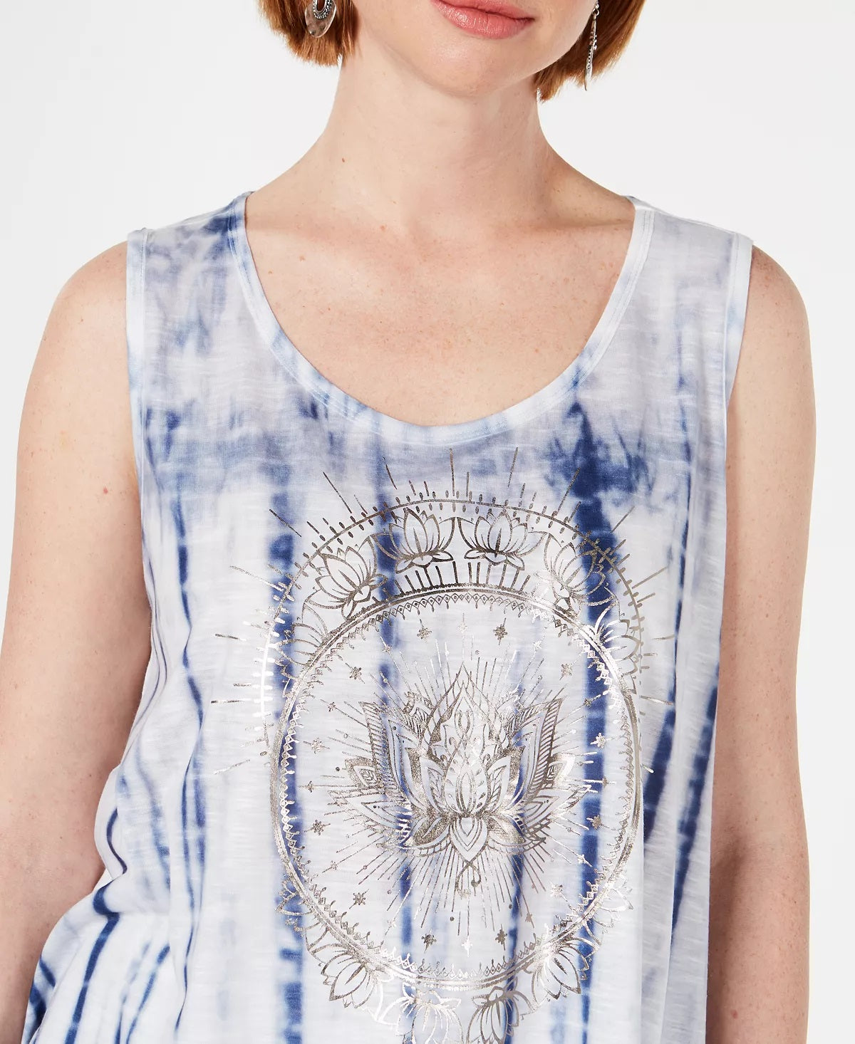 Regata feminina estilo &amp; co, tamanho PP, azul, pequena, swing