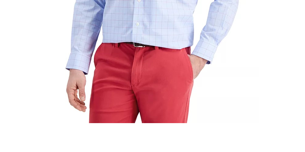 Camisa social xadrez masculina Club Room Windowpane azul/amarela 18,5 x 34 x 35