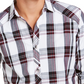 Camisa xadrez masculina Marc da INC International Concepts, vinho, tamanho pequeno