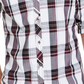 Camisa xadrez masculina Marc da INC International Concepts, vinho, tamanho pequeno