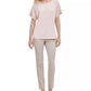 Blusa Calvin Klein Feminina Manga Curta Branca Tamanho Médio