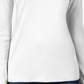 Camiseta feminina de manga comprida em algodão Pima Charter Club, branca, tamanho X-G