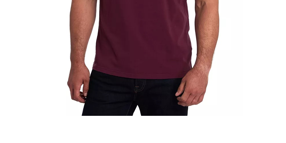 Camiseta masculina Barbour Max Logo Graphic vermelha, tamanho médio