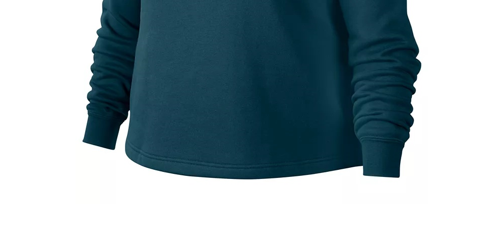 Jaqueta esportiva Nike Plus Fleece Fitness feminina, verde, tamanho 3X