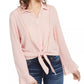 Blusa de crochê Gypsies &amp; Moondust Junior Rosa Tamanho Grande